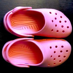 Pink Crocs